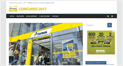 Desktop Screenshot of concursocorreios.org