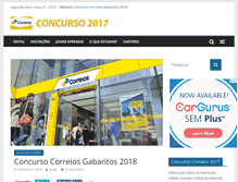 Tablet Screenshot of concursocorreios.org